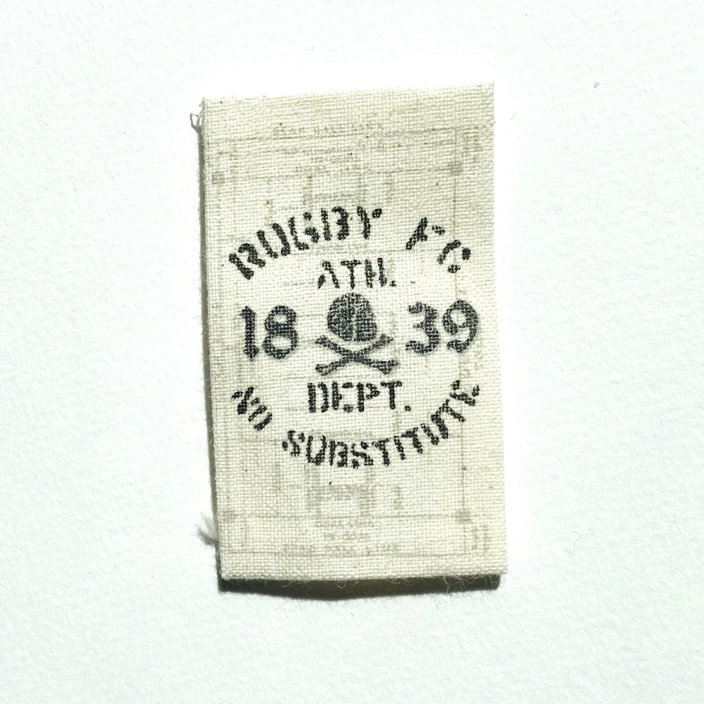 Vintage unfinished canvas Rugby Ralph Lauren label